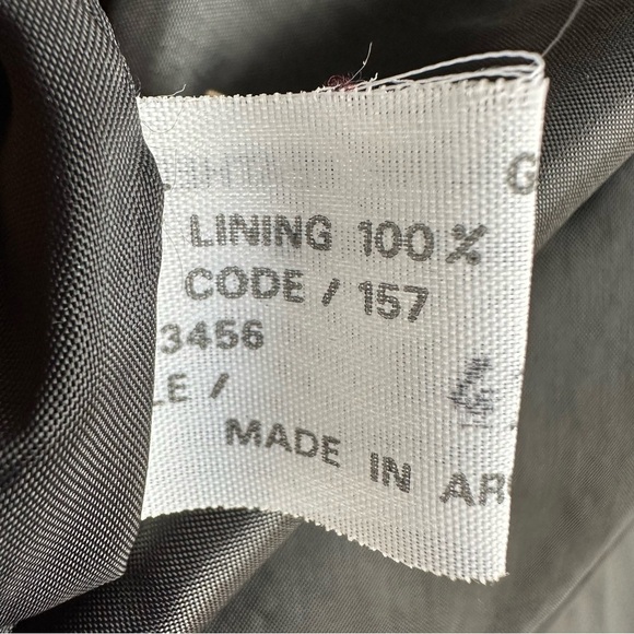 Comint Leather Jacket Coat Outerwear Vintage Black Animal Print Western Sz Large - Picture 8 of 11